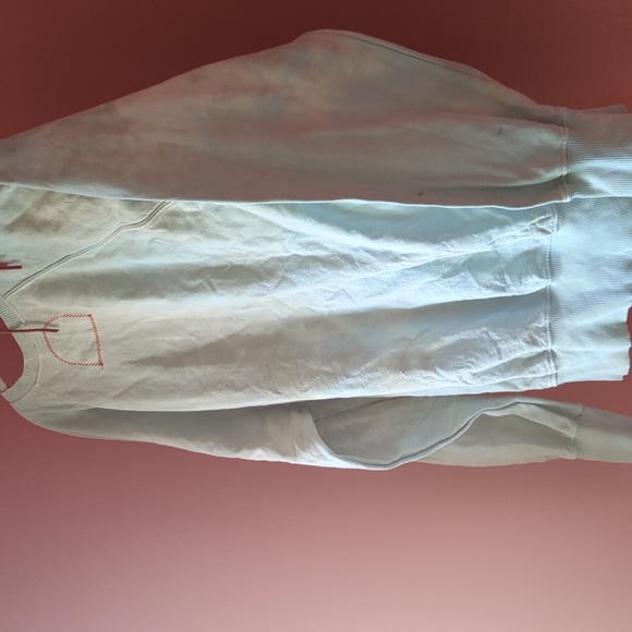 California vintage tie dye embroidered Malibu beachy sweatshirt XL - Picture 4 of 5